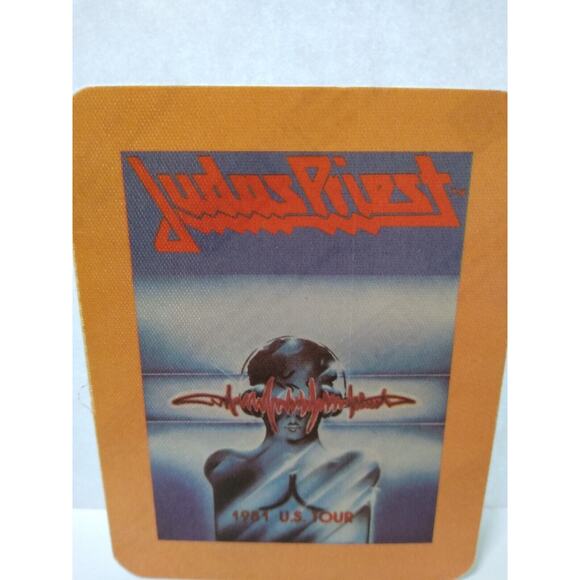 Judas Priest 1981 Point Of Entry Backstage Pass Original Hard Rock Metal Music - Picture 2 of 3